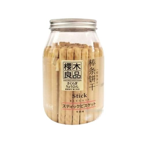 樱木良品 牛奶味棒条饼干 130g/罐 商品图1