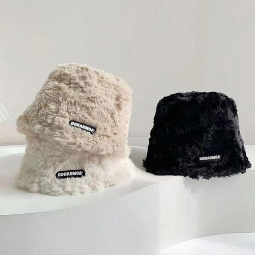 【款羊羔毛渔夫帽，时尚百搭，加厚保暖，通用男女款】渔夫帽秋冬季节 羊羔毛通用 新款加厚护耳毛绒绒 韩版时尚百搭渔夫帽-QQ 商品图1