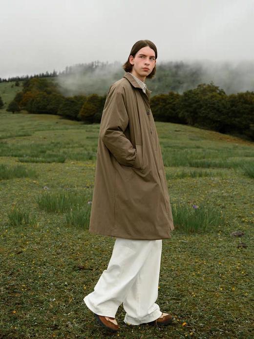 Evistub/E-4QWT714/定番防泼巴尔马肯棉服风衣外套 商品图0