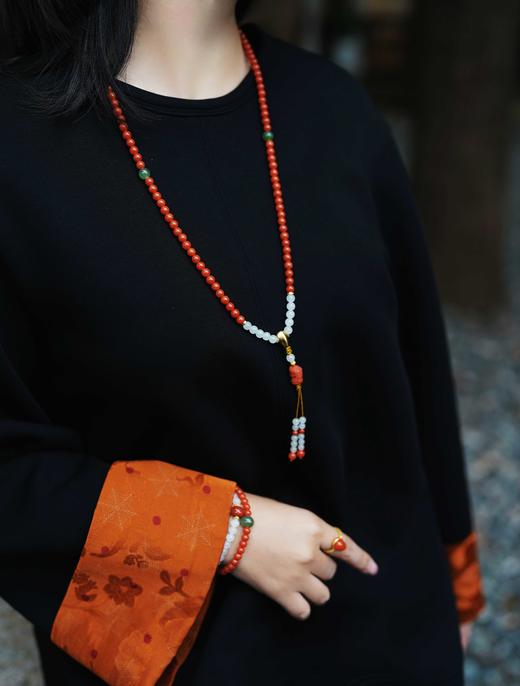 国风新中式南红珠宝专场~原创设计珠串，一眼惊艳的古典美！显白提气色，充满层次感~为穿搭增添画龙点睛的美感！寓意红红火火、事事顺利！百搭精致大气！ 商品图12