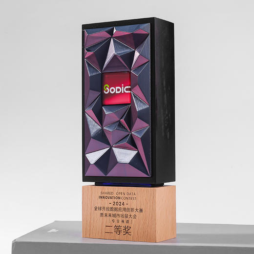 创意炫彩3d打印奖杯定制定做彩色奖牌优秀员工颁奖纪念冠军年会奖杯 商品图3