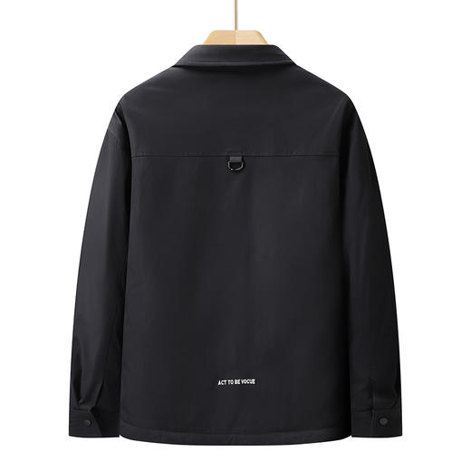 【特大码】【新款DPX】大依优型大码潮款翻领工装羽绒服鸭绒外套休闲胖子大码男休闲宽松加肥加大上衣 商品图3