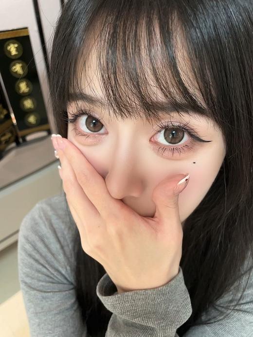 pfgirlcon半年抛 杏猫仔/灰色胶片 14.0-14.2mm 棕/灰 商品图5