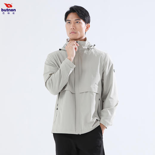 巴特侬男子运动外套梭织风衣双层M4605 商品图4