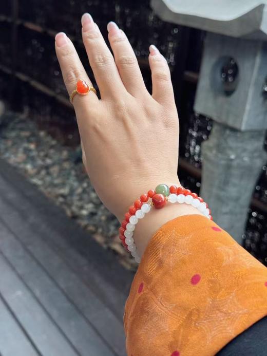 国风新中式南红珠宝专场~原创设计珠串，一眼惊艳的古典美！显白提气色，充满层次感~为穿搭增添画龙点睛的美感！寓意红红火火、事事顺利！百搭精致大气！ 商品图13