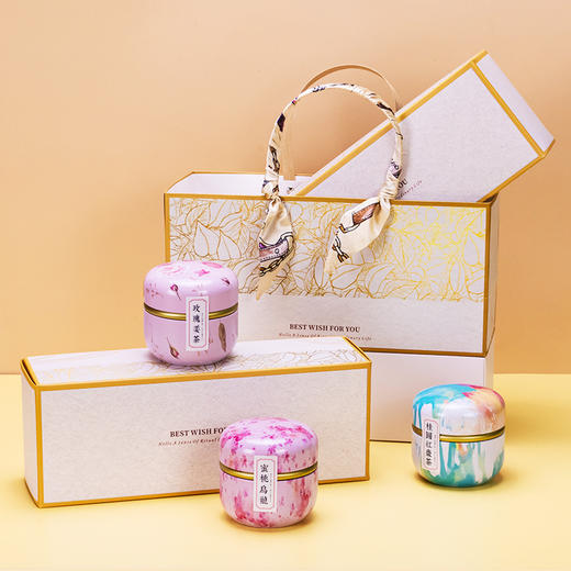 花茶伴手礼花茶礼盒罗汉果菊花茶茉莉花茶冷泡茶养生茶礼盒 商品图3