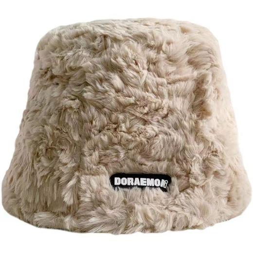 【款羊羔毛渔夫帽，时尚百搭，加厚保暖，通用男女款】渔夫帽秋冬季节 羊羔毛通用 新款加厚护耳毛绒绒 韩版时尚百搭渔夫帽-QQ 商品图4