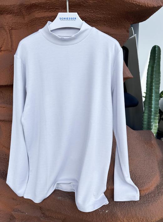 【暖柔半高领】SCHIESSER 德国舒雅 铂雅男士秋冬薄绒半高领保暖（单上衣）95/19130Q 商品图4