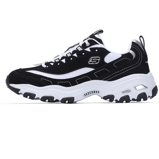 斯凯奇（Skechers）熊猫鞋男 D'LITES时尚潮流舒适低帮运动休闲鞋 52675-BKW 商品图4
