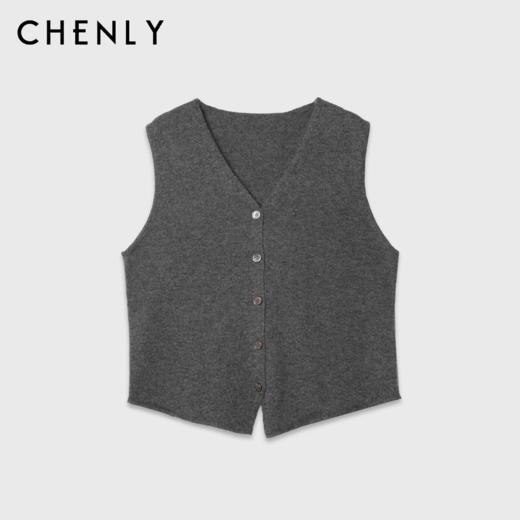 尘衣｜老钱风羊绒马甲 商品图0