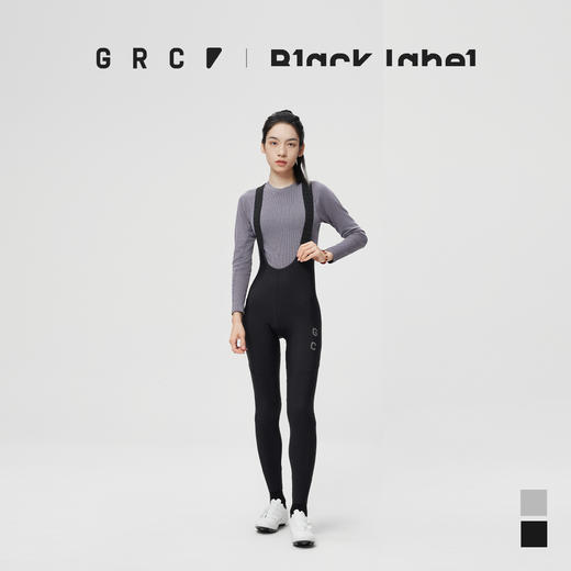 GRC桀骜无尽 Black label 黑标系列秋冬款抓绒骑行背带长裤女士 商品图0