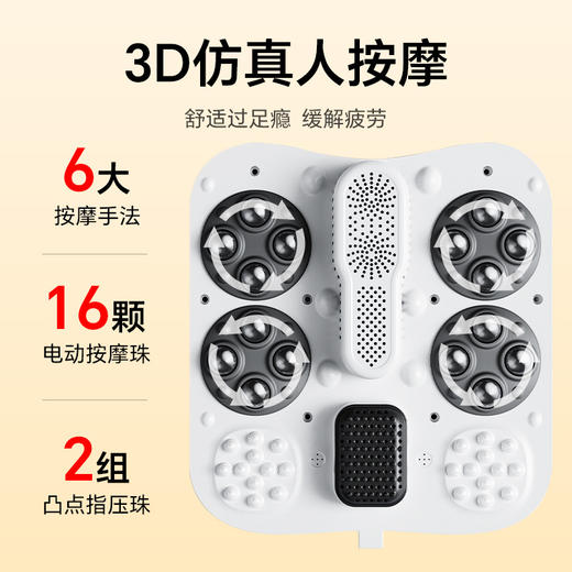 3D仿真人按摩【足浴盆电动泡脚桶】家用自动加热熏蒸泡脚桶 恒温过小腿足浴 商品图2