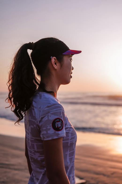 严素空顶帽 一定得 止汗带头巾空顶帽快干透气短檐健身跑步徒步严素态度 商品图6