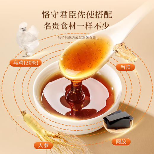 优选丨丨福东海 乌鸡白凤膏150克 桑椹芡实枸杞子红枣桂圆百合 商品图2