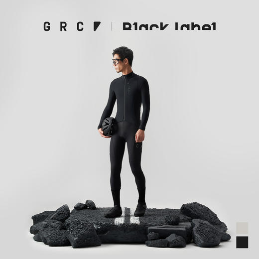 GRC桀骜无尽 Black label 黑标系列秋冬款抓绒骑行服夹克男士 商品图4