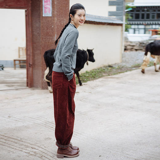 绽放810朵/空气感羊毛羊绒打底衫柔软舒适半高领毛衣套头针织衫 商品图3