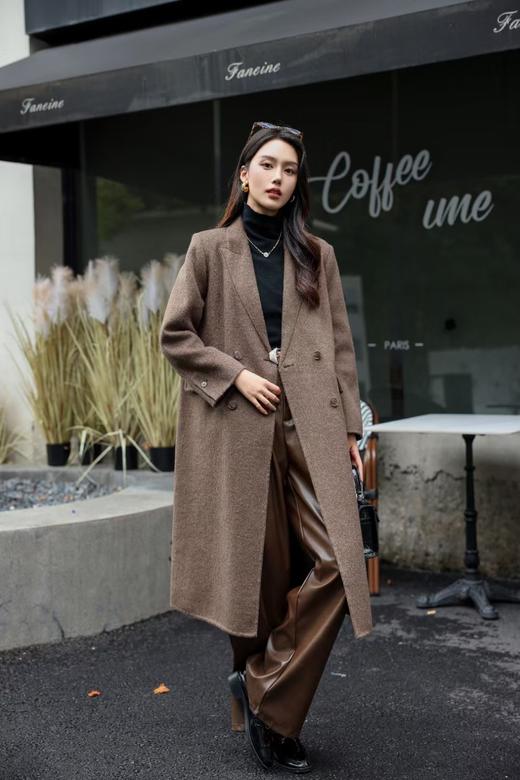 骆驼绒丝澳毛大衣 商品图2