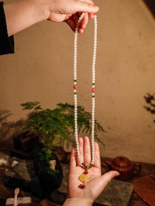 国风新中式南红珠宝专场~原创设计珠串，一眼惊艳的古典美！显白提气色，充满层次感~为穿搭增添画龙点睛的美感！寓意红红火火、事事顺利！百搭精致大气！ 商品图6