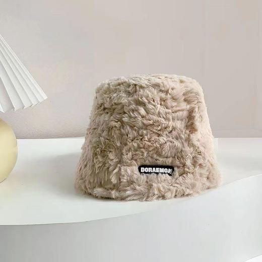 【款羊羔毛渔夫帽，时尚百搭，加厚保暖，通用男女款】渔夫帽秋冬季节 羊羔毛通用 新款加厚护耳毛绒绒 韩版时尚百搭渔夫帽-QQ 商品图6