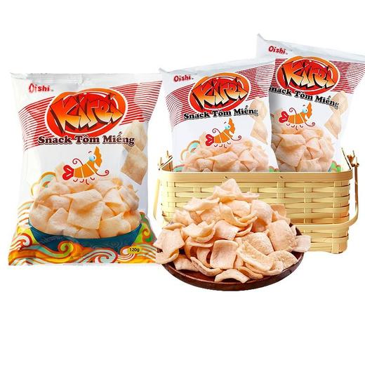 上好佳 鲜味虾片 120g/袋 商品图0