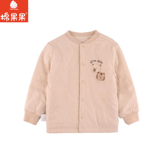 棉果果冬季新品专柜同款彩棉对开夹棉外套M401100899615 商品图0