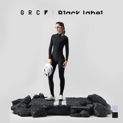 GRC桀骜无尽 Black label 黑标系列秋冬款抓绒骑行服夹克女士 商品图4