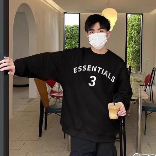 秋季款高街潮牌FOG复线系列数字3印花款圆领卫衣  空气层科技面料 商品图2