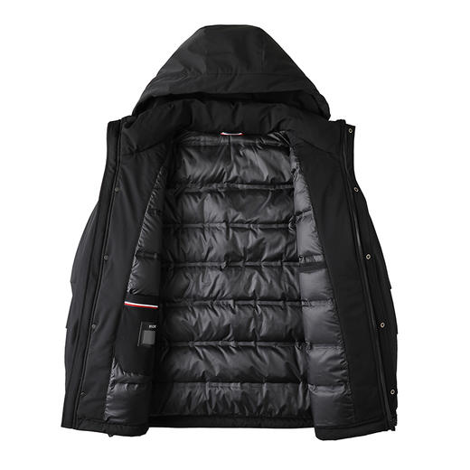 【特大码】【新款DPX】大依优型大码潮款工装连帽羽绒服鸭绒外套休闲胖子大码男休闲宽松加肥加大上衣 商品图4