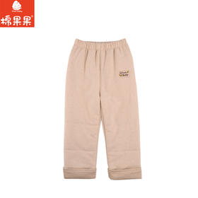 棉果果冬季新品专柜同款彩棉夹棉长裤M401200799614