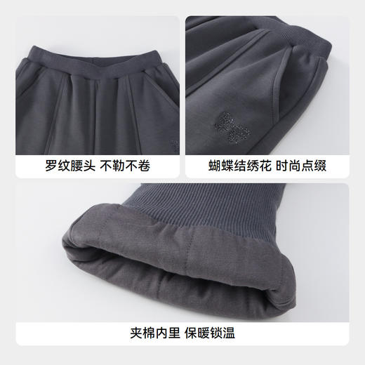 女童保暖舒弹棉裤冬季新款安奈儿童装实体店同款AG446818 商品图4