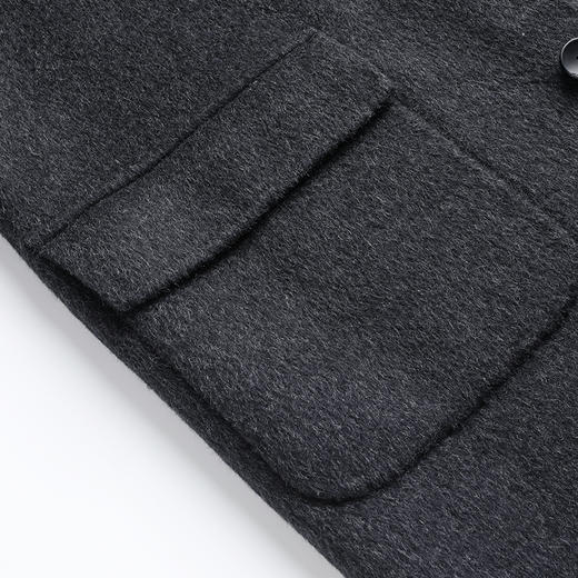 【100%羊毛】【新款DAB】大依优型大码男装羊毛呢双面呢大衣大衣外套手工呢子中长款胖子休闲男士 商品图5