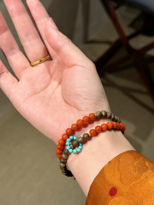 国风新中式南红珠宝专场~原创设计珠串，一眼惊艳的古典美！显白提气色，充满层次感~为穿搭增添画龙点睛的美感！寓意红红火火、事事顺利！百搭精致大气！ 商品图7