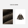 COCO ZONE 90鹅绒秋冬简约牛角扣气质羽绒服CC2C1811 商品缩略图2