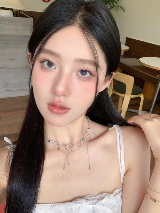 pfgirlcon半年抛 杏猫仔/灰色胶片 14.0-14.2mm 棕/灰 商品图3