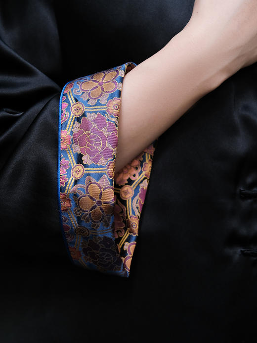 盛唐牡丹| 六合花开宋锦对襟外套(不夹棉) [特价品] 商品图4