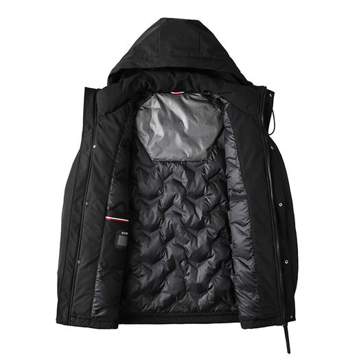 【特大码】【新款DPX】大依优型大码潮款工装连帽羽绒服鸭绒外套休闲胖子大码男休闲宽松加肥加大上衣 商品图4