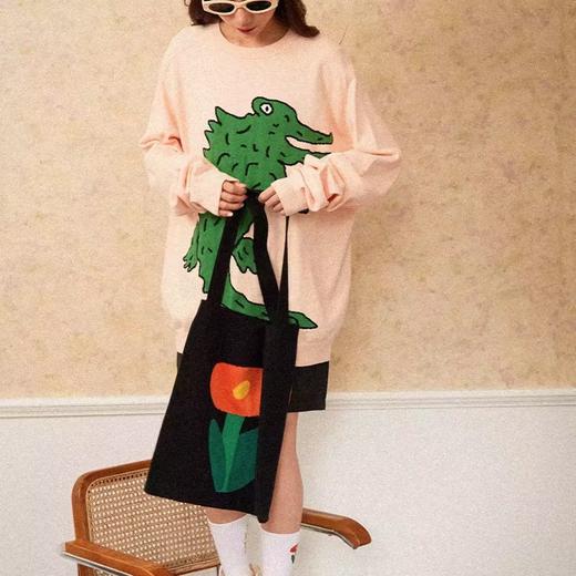 Mood Like Me/MKB2103/小花针织印花手提袋 商品图2