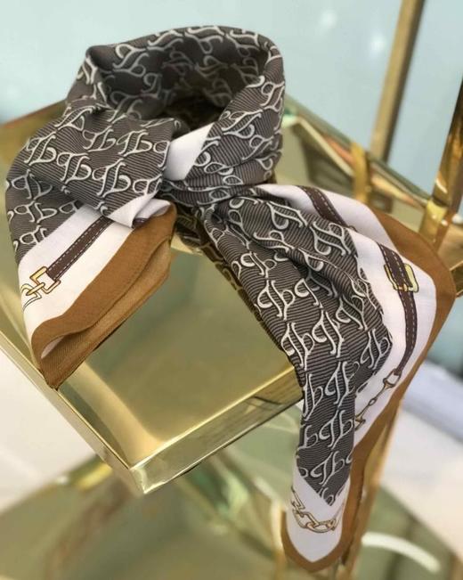 优品堂【花影摇曳2】90×90方巾 商品图8