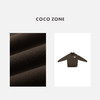 COCO ZONE 设计感半拉链长袖卫衣时尚字母上衣CC1C2203 商品缩略图2