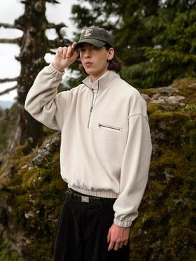 Evistub/E-4QWY712/保暖摇粒绒通勤户外套头卫衣