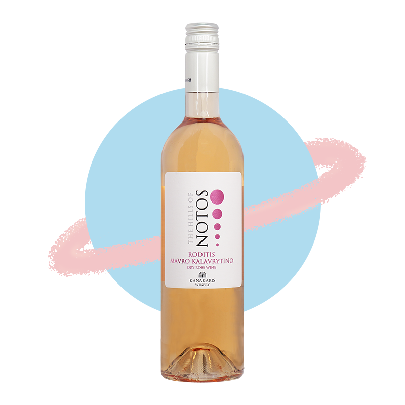 草莓液体三文鱼 | 希腊阿夏亚 | 卡纳卡里斯·暖暖桃红葡萄酒 KANAKARIS NOTOS RODITIS & MAVRO KALAVRYTINO DRY ROSE WINE