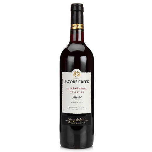 杰卡斯 酿酒师精选系列 梅洛干型红葡萄酒 澳洲原装进口红酒750ml 商品图0