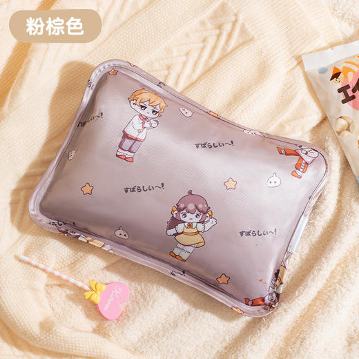 【冬季暖暖！天虹国标电热暖手宝】电热暖手宝卡通二次元，自动断电安全防爆，电热水袋丝光布电暖宝防爆暖手袋QQ 商品图4