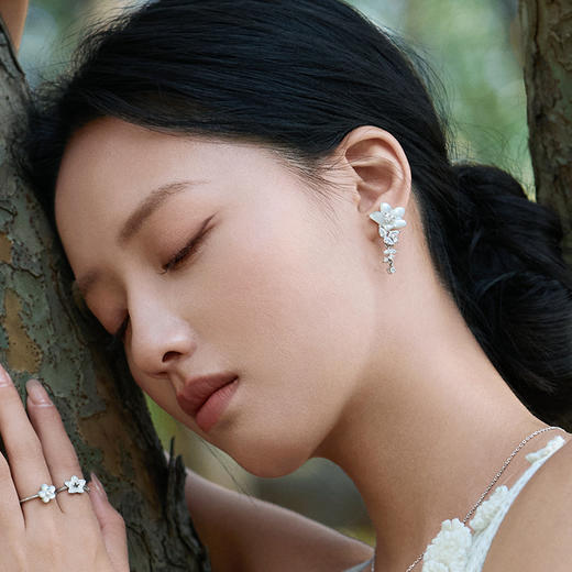 【木棉花耳环】Fanci范琦 致橡树系列 下单即赠精美包装+顺丰包邮+运费险 商品图3