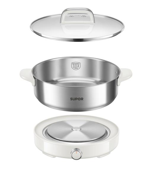 SUPOR苏泊尔电火锅   H40YKX57不锈钢/ 商品图1