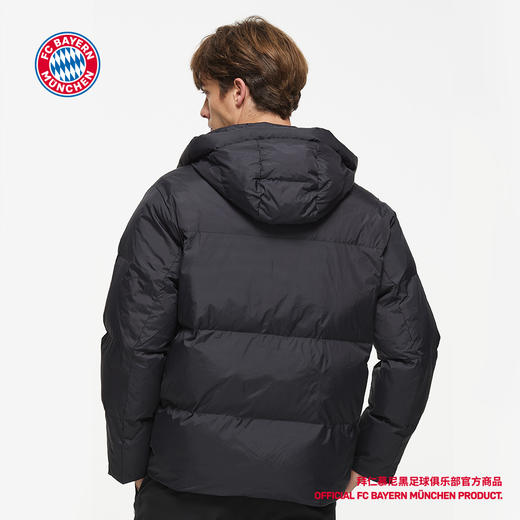 【官方正版】拜仁慕尼黑足球俱乐部 | 高档黑棉服保暖高领球迷 商品图2
