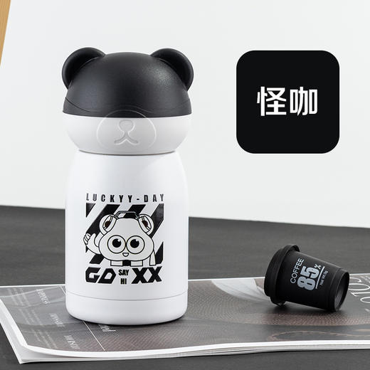 【掌心宠爱，MINI保温杯】网红高颜值熊猫保温杯 迷你可爱便捷 男女学生萌宠创意水杯-QQ 商品图8