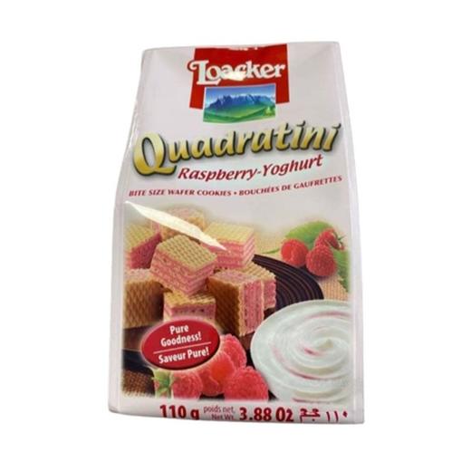 莱家Loacker 覆盆子酸奶味粒粒装威化饼干 110g/袋 商品图1