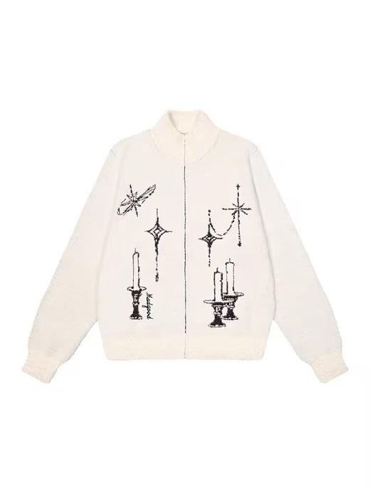 马得工地/MDGDMY243200/烛台提花仿貂毛打底衫 商品图3