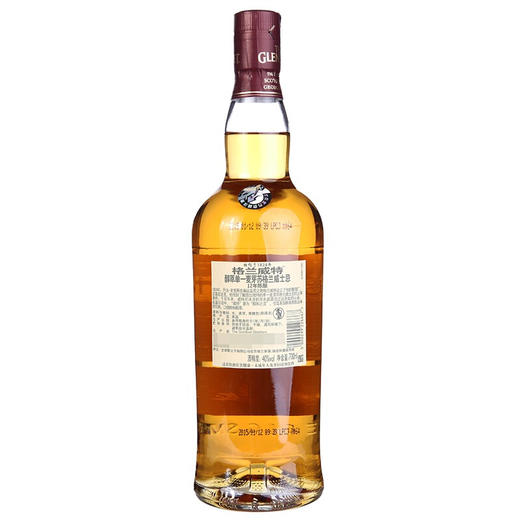 格兰威特（ThE GLENLIVET）12年 醇萃 苏格兰 单一麦芽威士忌 洋酒 700ml 雪莉桶 商品图5